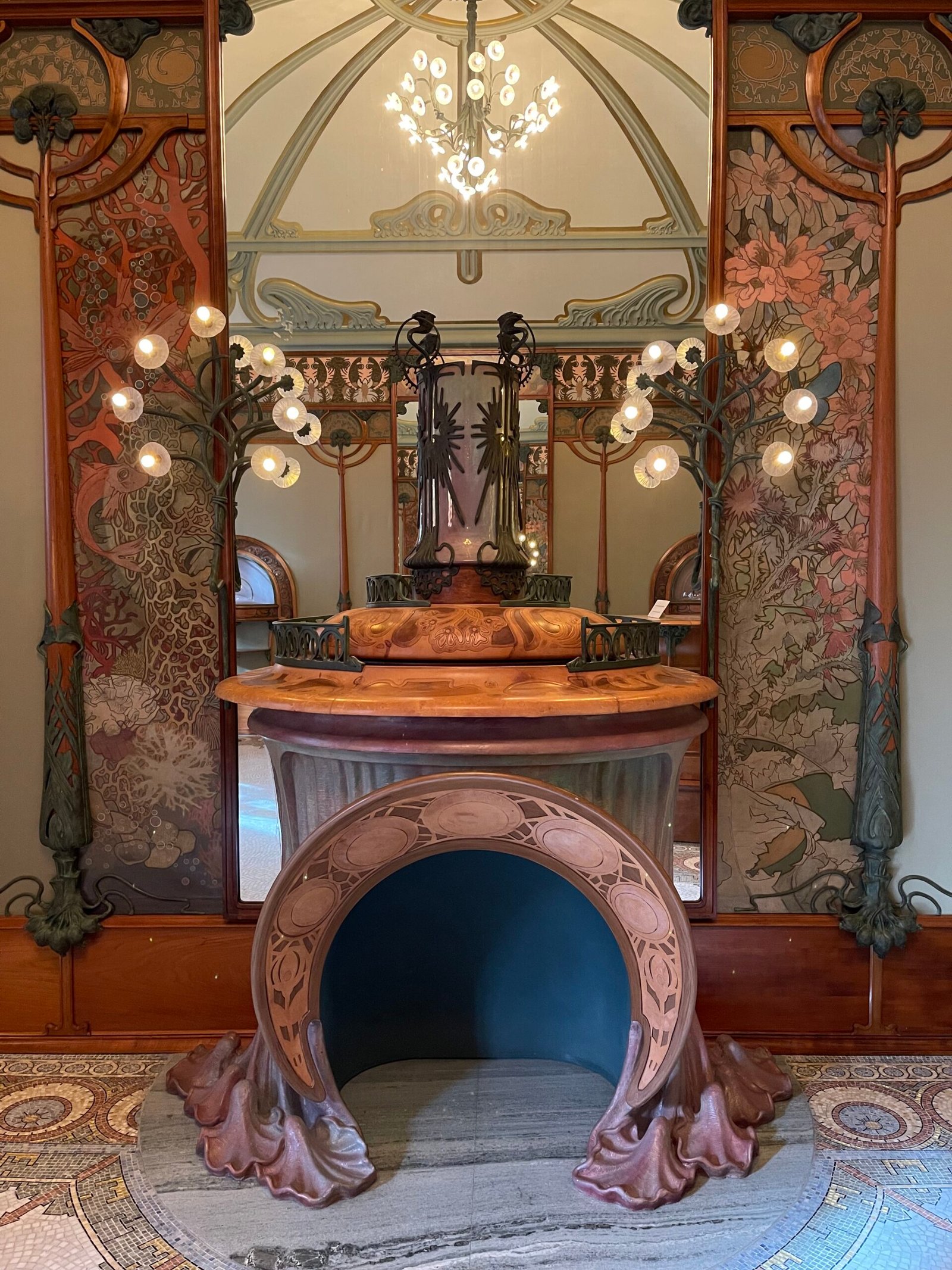 Caminetto della gioielleria Fouquet al museo Carnavalet